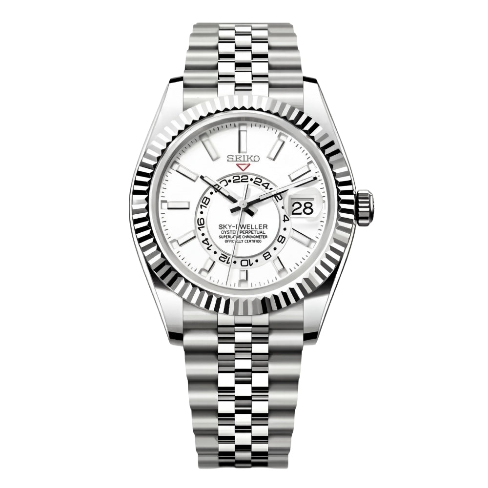 SEIKOJUST SKY-DWELLER WHITE