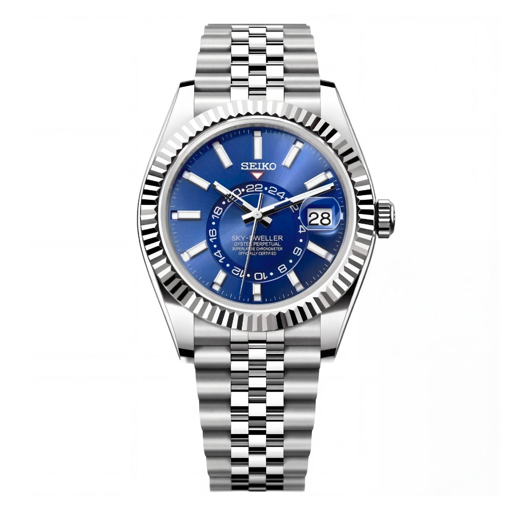 SEIKOJUST SKY-DWELLER BLUE