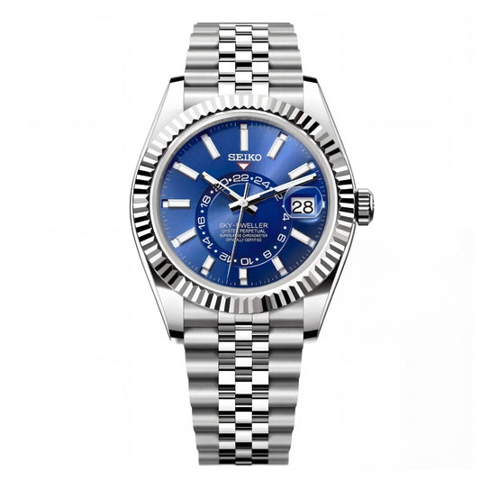 SEIKOJUST SKY-DWELLER BLUE