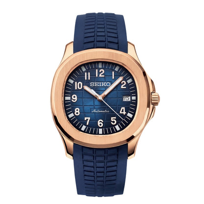 SEIKONAUT BLUE (ROSE GOLD)
