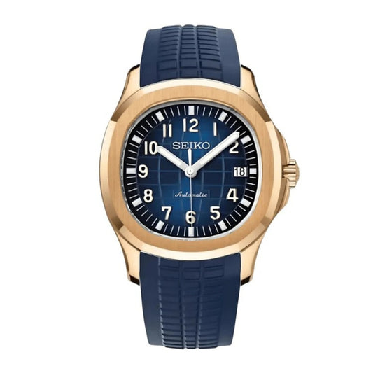 SEIKONAUT BLUE (ROSE GOLD)