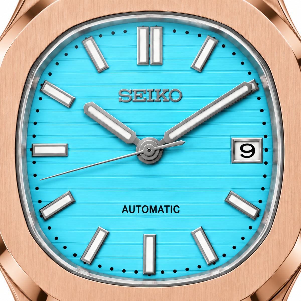 NAUTIKO ROSE GOLD TIFFANY BLUE