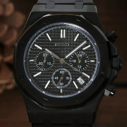 ROYAL SEIKOAK CHRONO TRIPLE BLACK