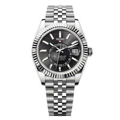 SEIKOJUST SKY-DWELLER BLACK