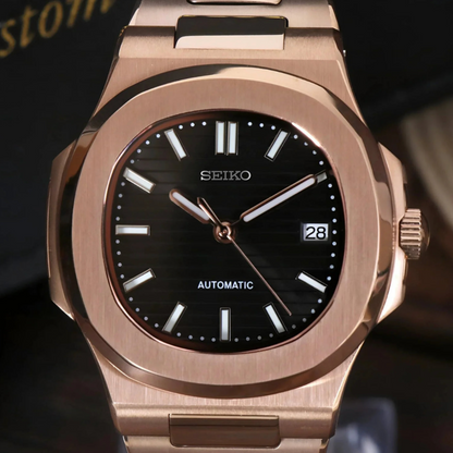 NAUTIKO ROSE GOLD BLACK