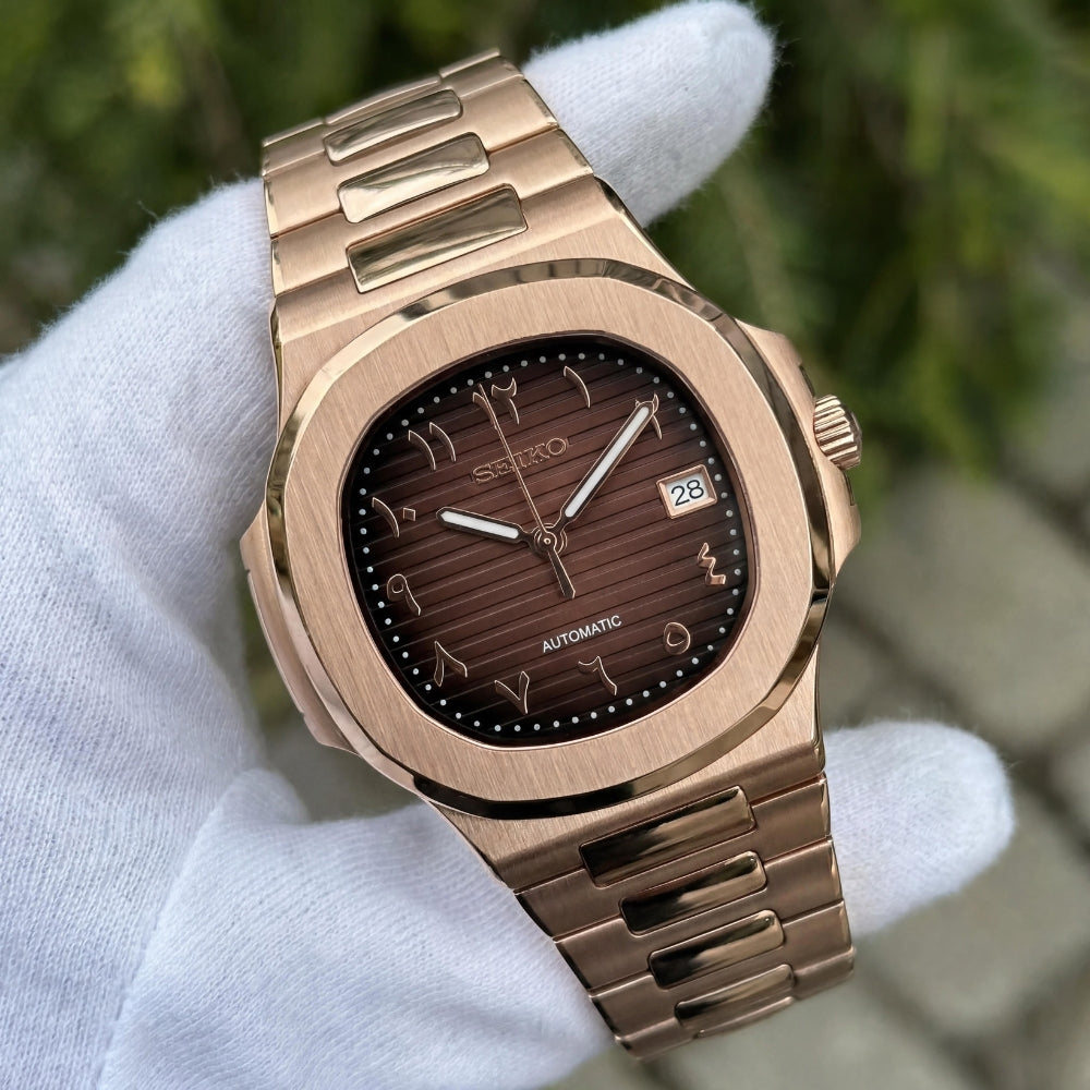 NAUTIKO ROSE GOLD CHOCOLATE ARABIC