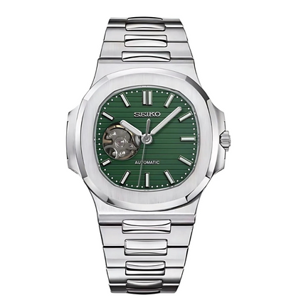 NAUTIKO OLIVE GREEN OPEN MOVEMENT