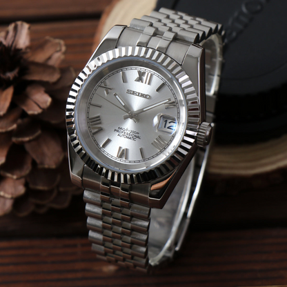 SEIKOJUST ROMAN SILVER